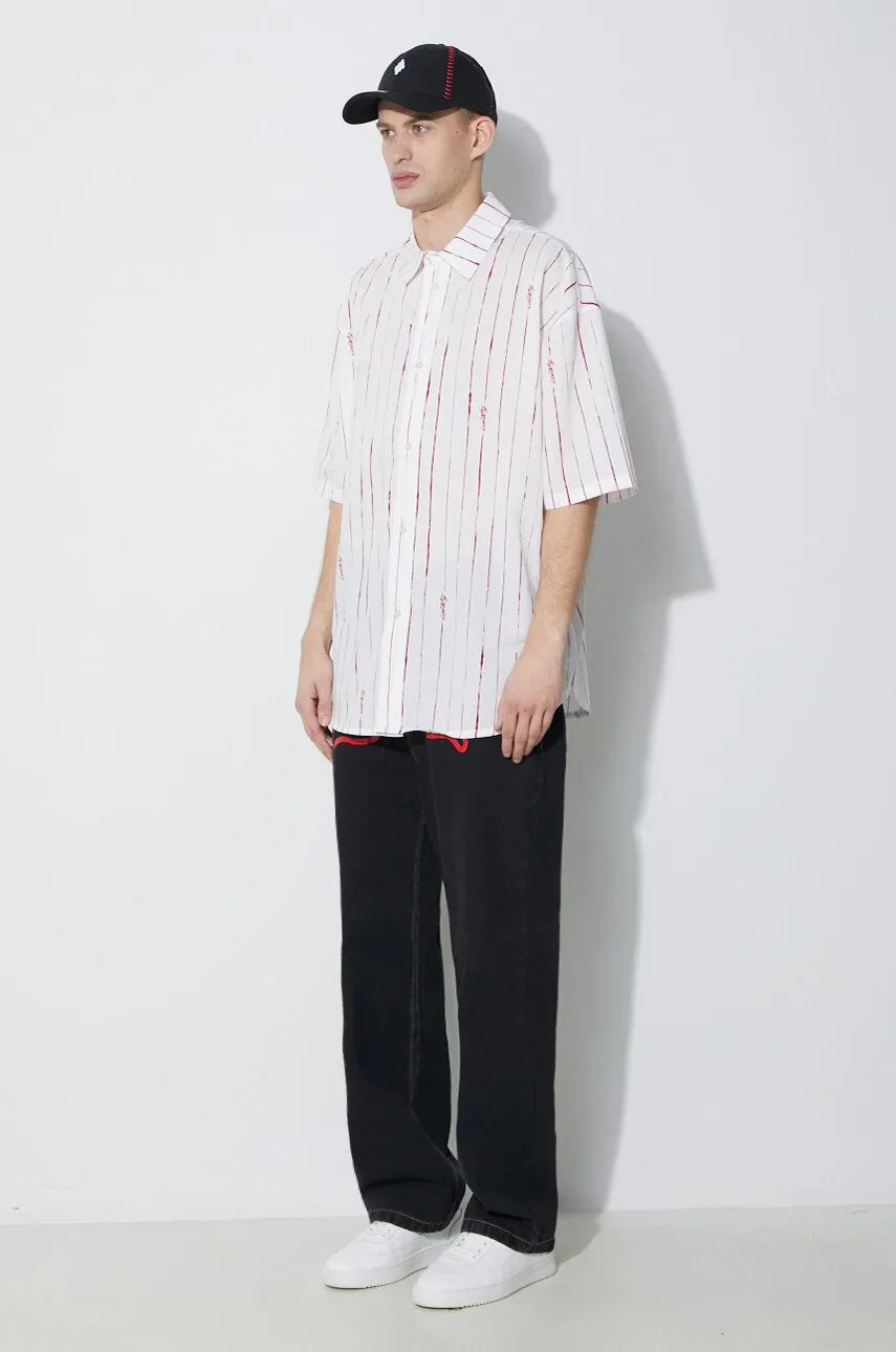 Marcelo Burlon Oversized Shirt With Print