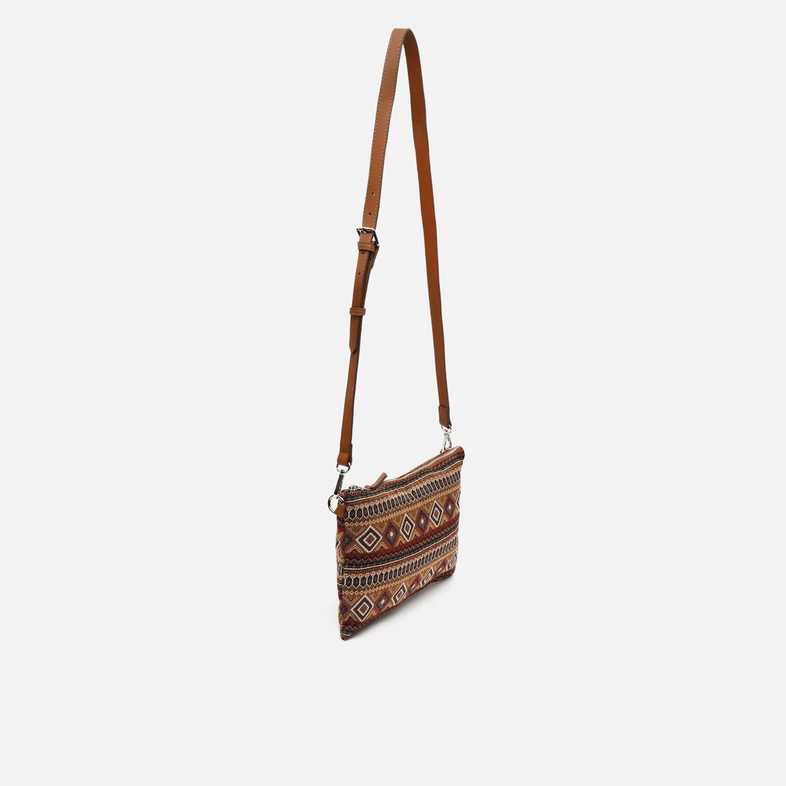 Misi bolso bandolera pequeo con estampado jacquard
