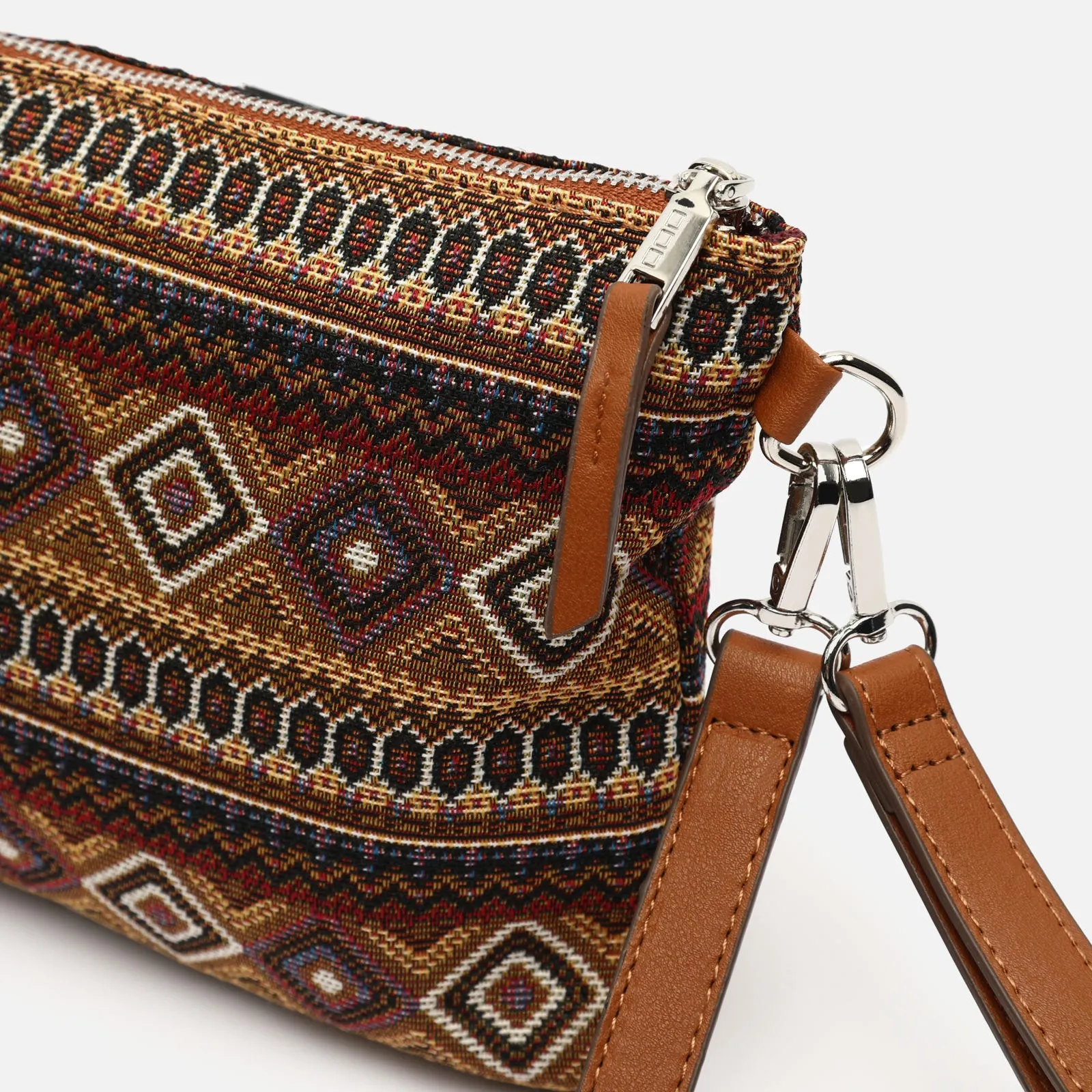 Misi bolso bandolera pequeo con estampado jacquard