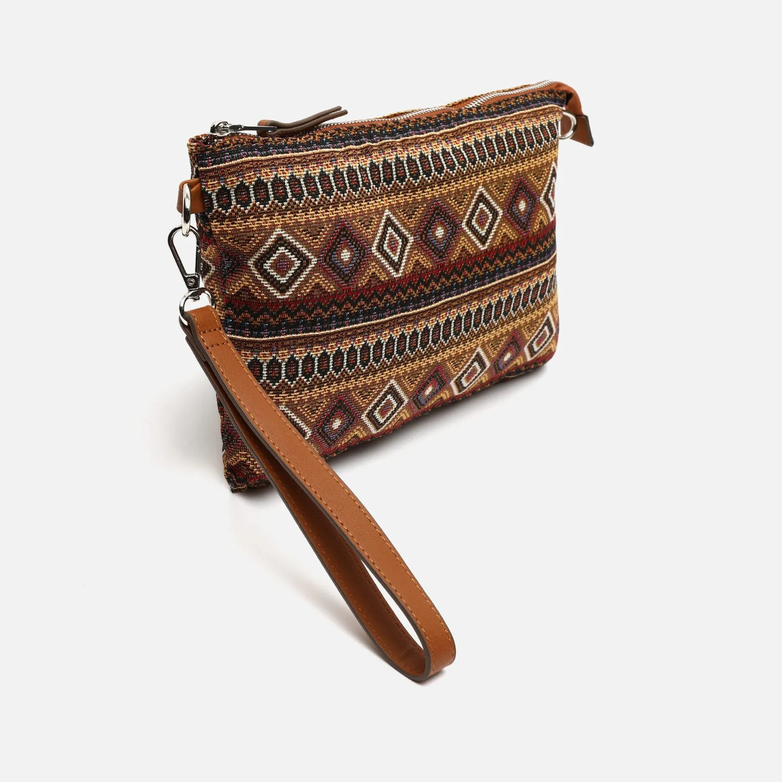 Misi bolso bandolera pequeo con estampado jacquard