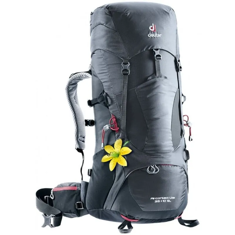 MOCHILA DEUTER AIRCONTACT LITE 35 + 10 SL (GRAFITO/NEGRO)  MUJER