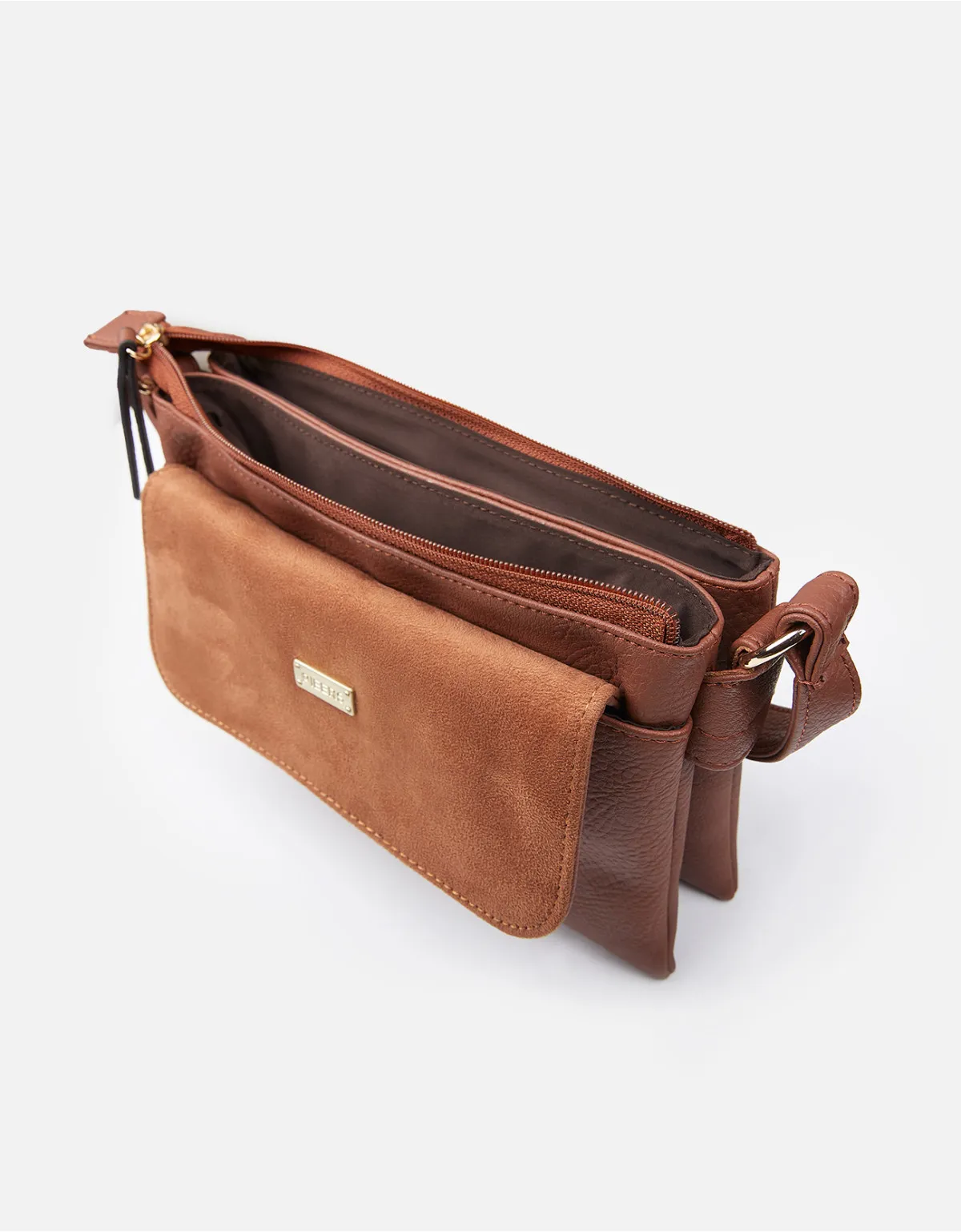 Morral marrón para mujer