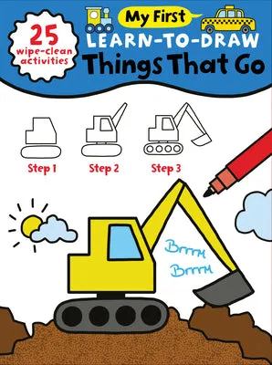 MY FIRST LEARNTODRAW: THINGS THAT GO: (25 WIPE CLEAN ACTIVITIES + DRY ERASE MARKER)
