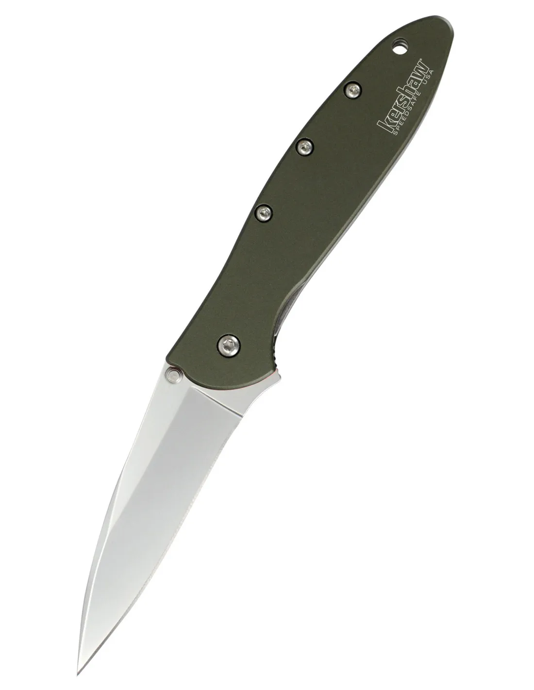 Navaja de bolsillo Kershaw Leek, verde oliva