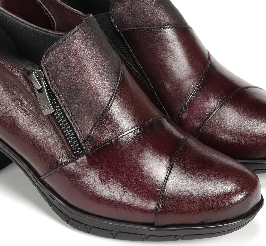 NYDIA F1802 Slip On Burdeos