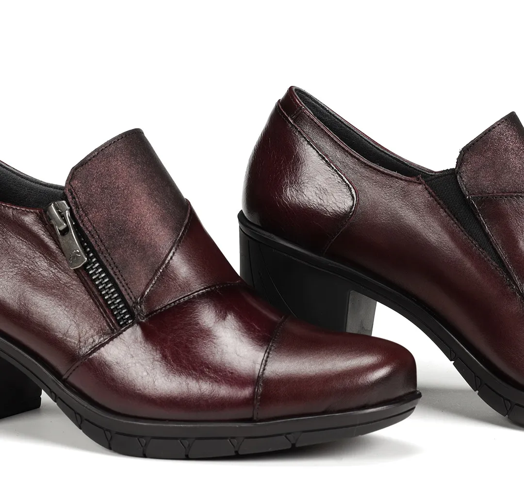 NYDIA F1802 Slip On Burdeos