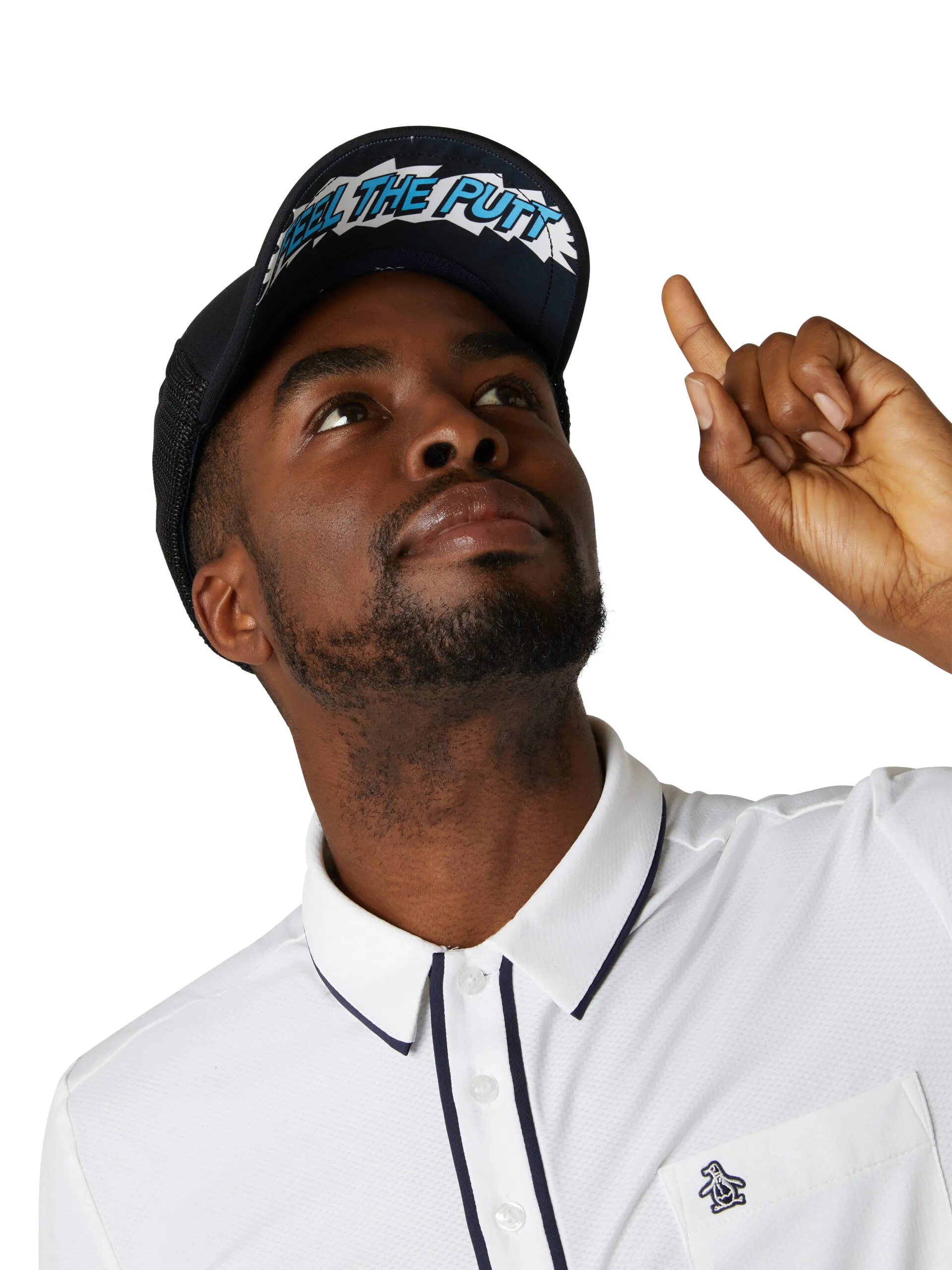 Original Penguin Golf Feel the Putt Trucker Cap Herren