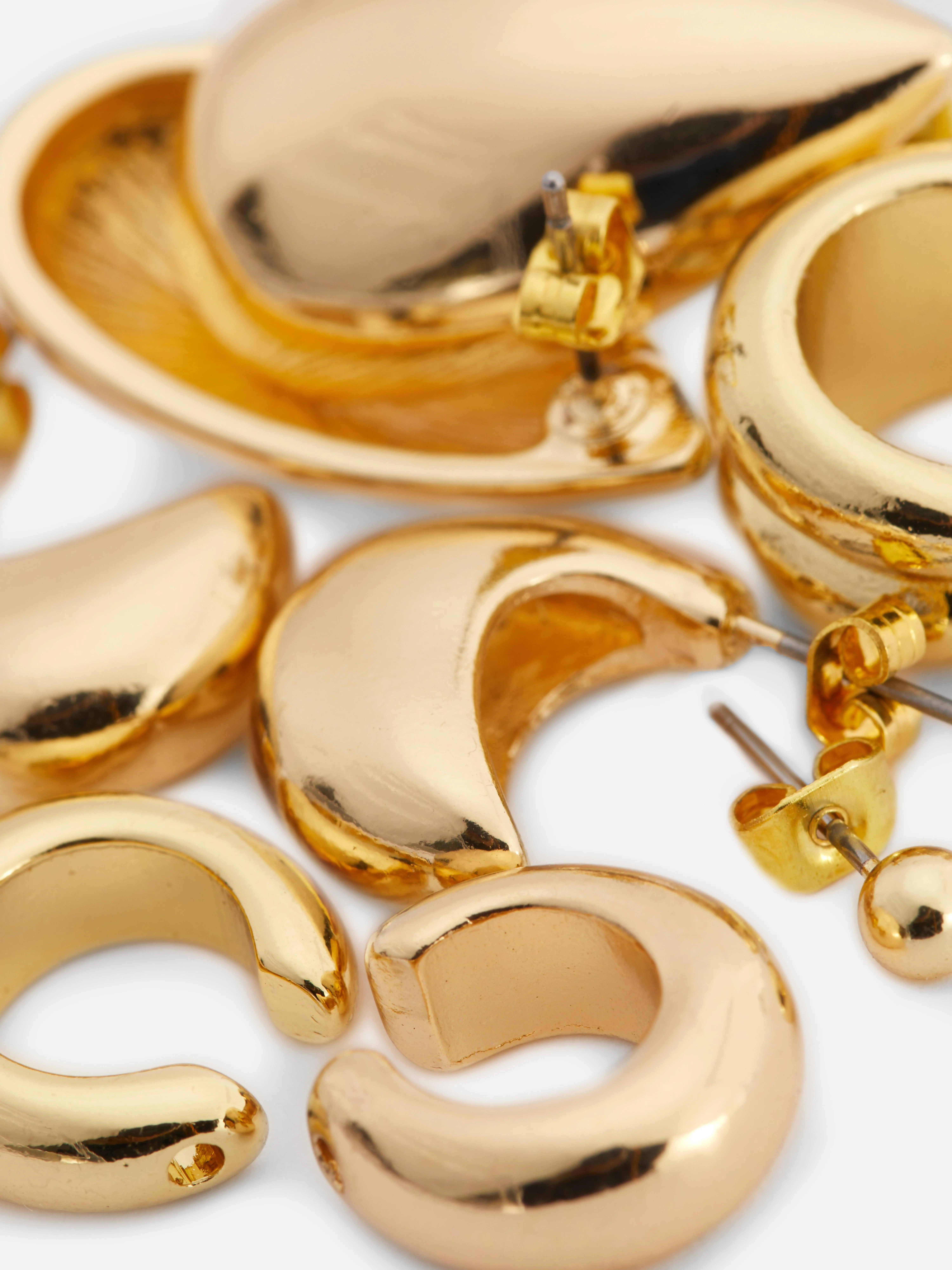 Pack de 6 pendientes earcuff