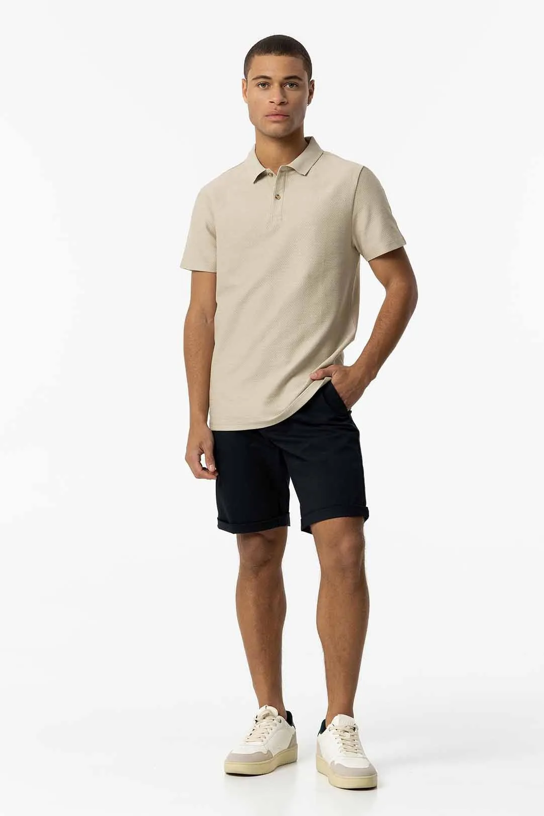 PANTALON CHINO CORTO HOMBRE AZUL MARINO