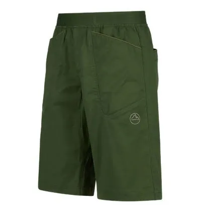 Pantalones cortos de escalada La Sportiva Flatanger (Turtle/Forest) Hombre
