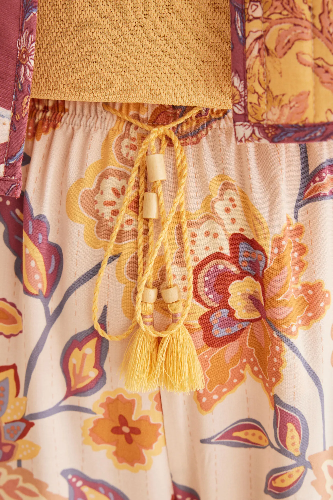 Pantalones viscosa paisley 
