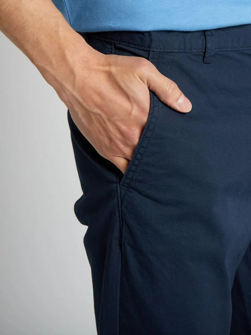 PANTALóN CHINO SLIM L30  AZUL