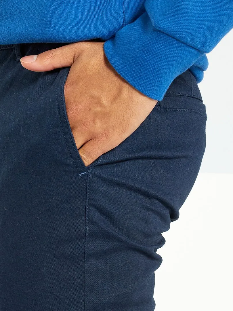 PANTALóN CHINO SLIM L30  AZUL