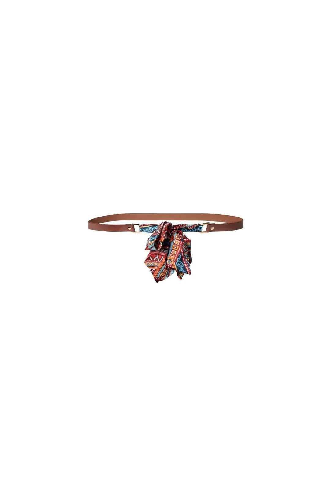 PCSINE LEATHER JEANS BELT MARRON