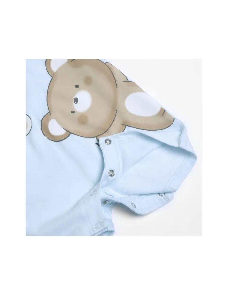 PELELE MANGA CORTA OSO AZUL T1 CHICCO