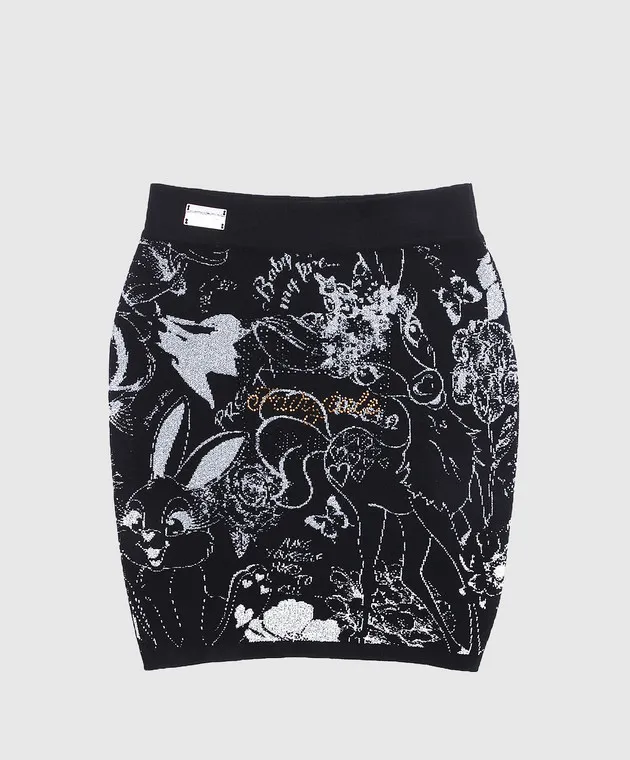 Philipp Plein Children's black skirt