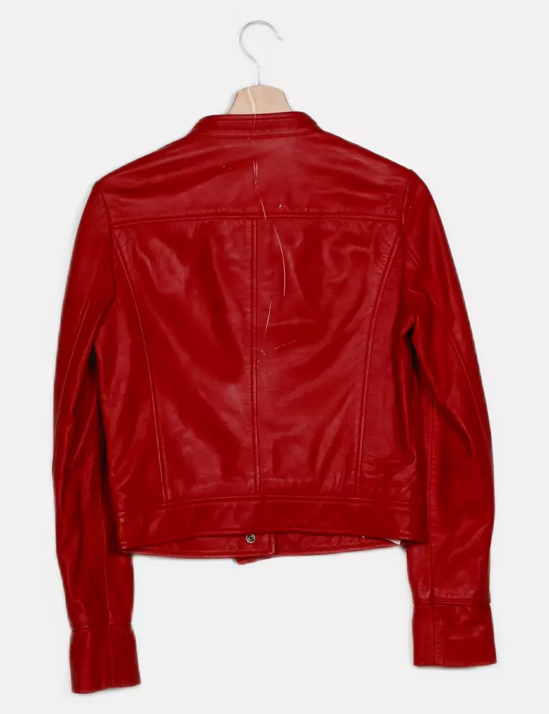 Pinko Chaqueta biker Piel