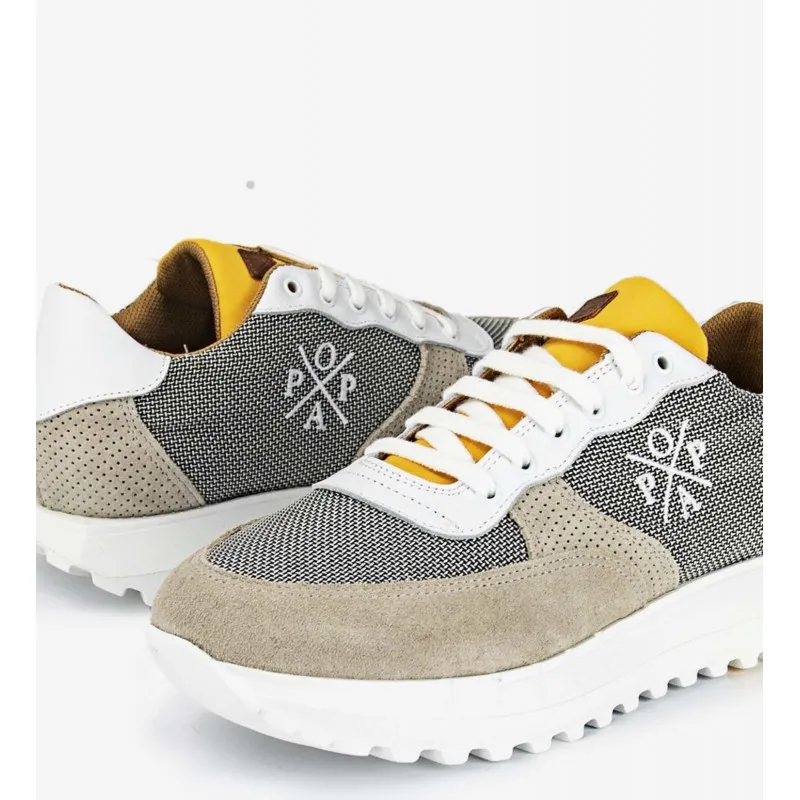 POPA Ines 80101010 Gris Deportivo casual cordones mujer