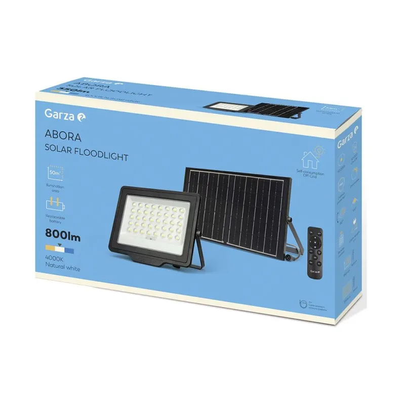 Proyector Solar Con Sensor Abora
