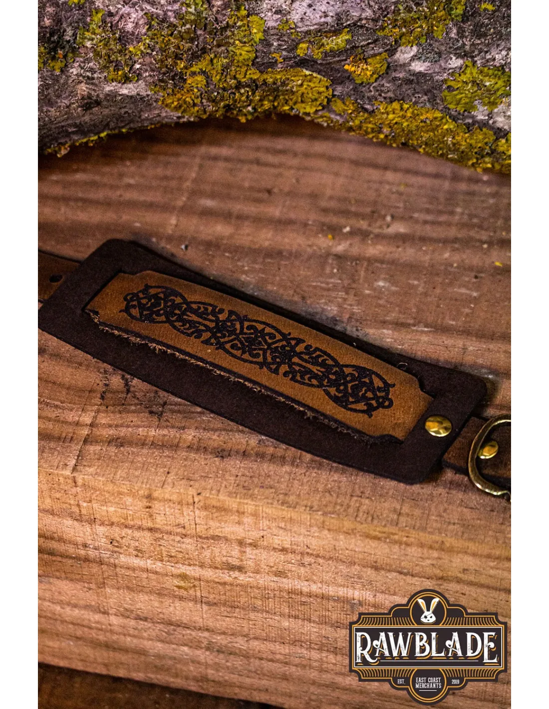 Pulsera de cuero Thingol ajustable, 1 unidad