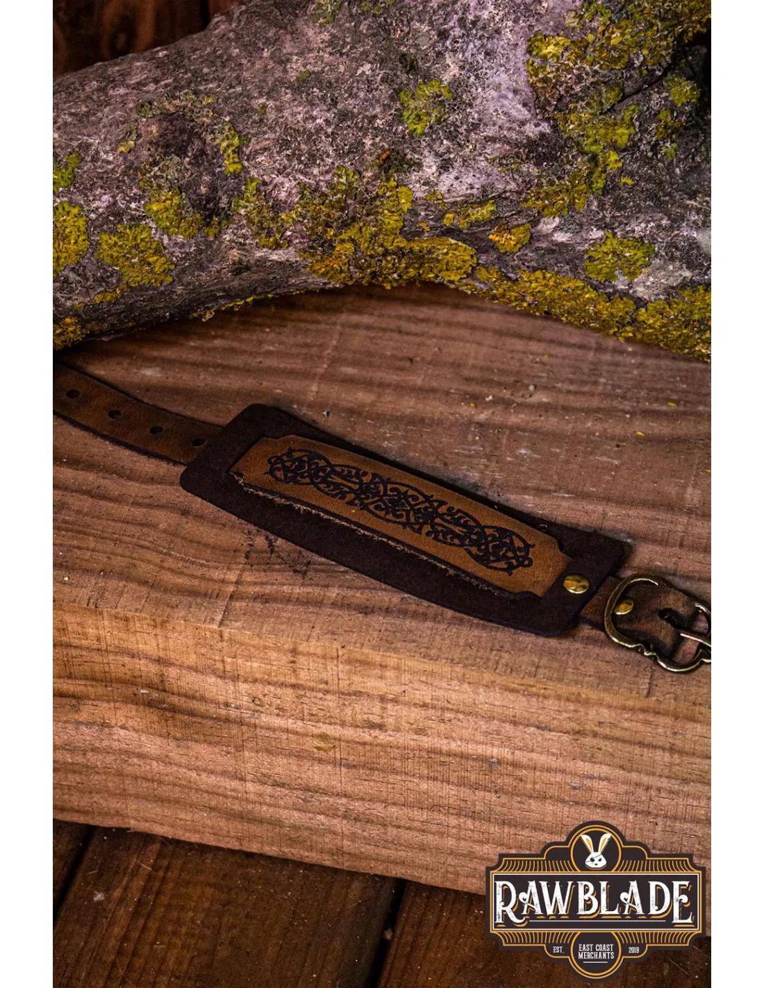 Pulsera de cuero Thingol ajustable, 1 unidad