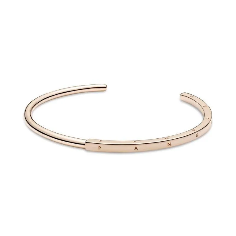 PULSERA RíGIDA PANDORA ROSE SIGNATURE ID 589493C00