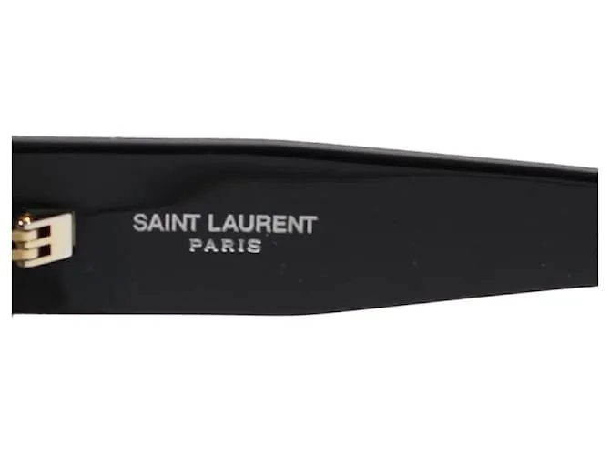 Saint Laurent Lentes de sol Roja 