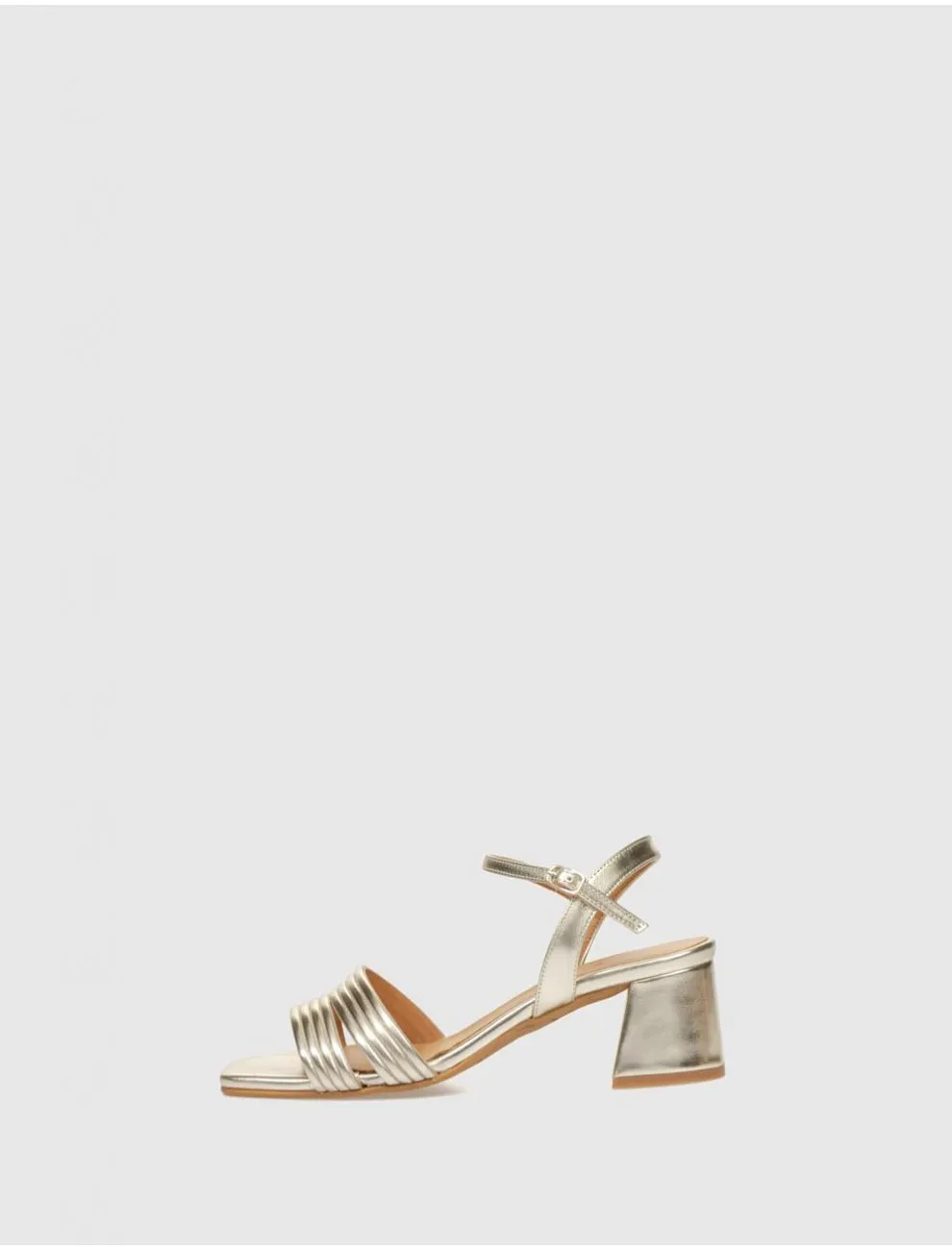 Sandalia Obvio Shoes Lyra Platino