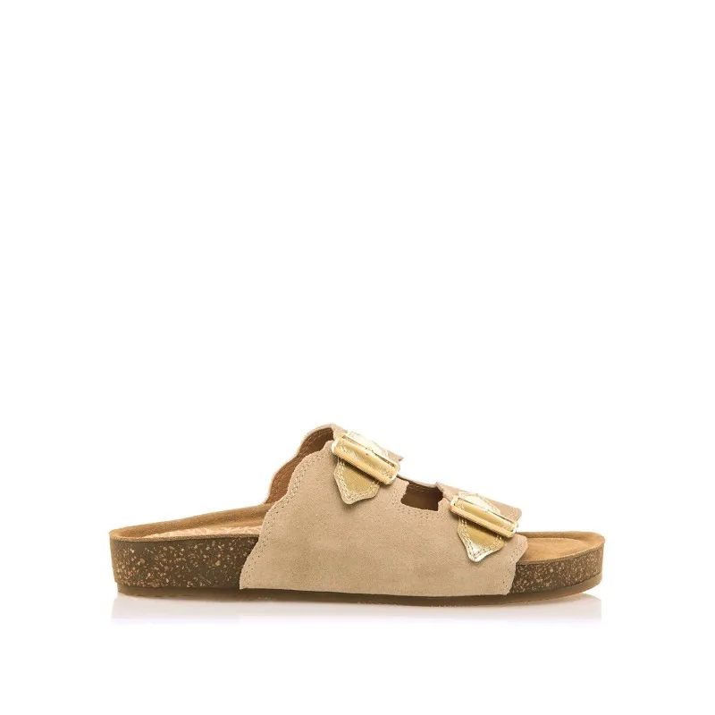 Sandalias Casual de Mujer MTNG LIN Beige 57337