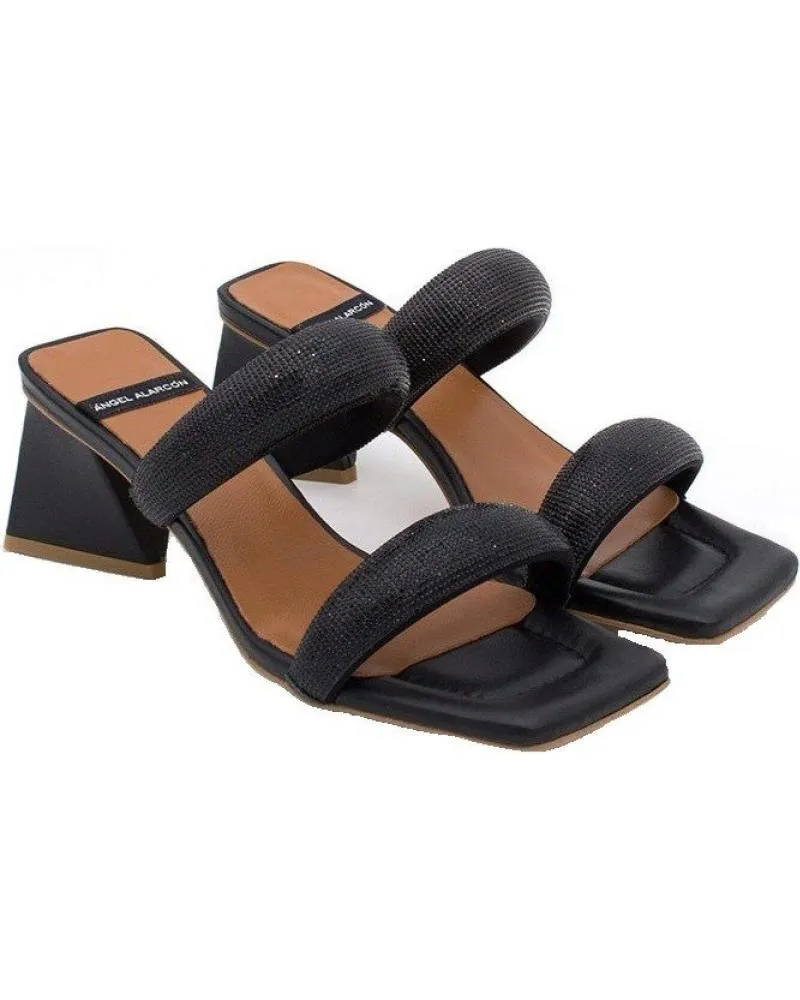SANDALIAS DE MUJER ANGEL ALARCON TRANSFERSOL 23030528 NEGRO