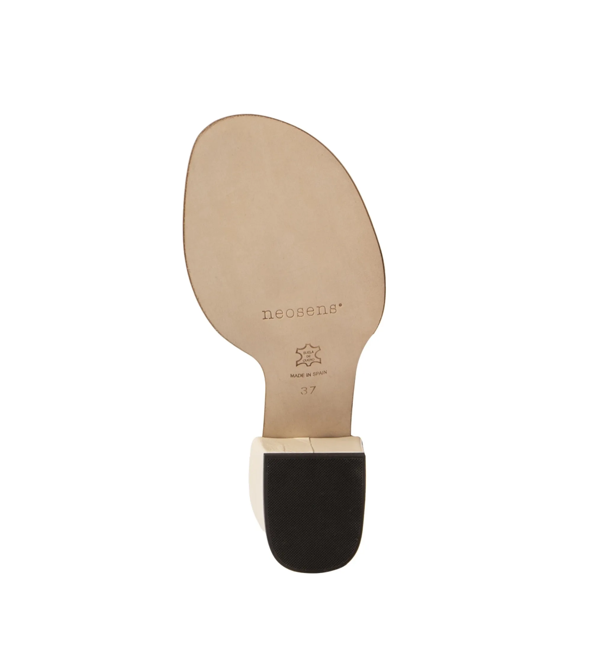 SANDALIAS DE PIEL S3173 BEIGE ALTURA TACóN 6CM