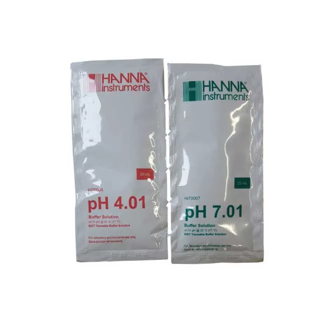 Soluciones tampón pH 4 y pH 7 para pH Expert y pH Perfect de Zodiac