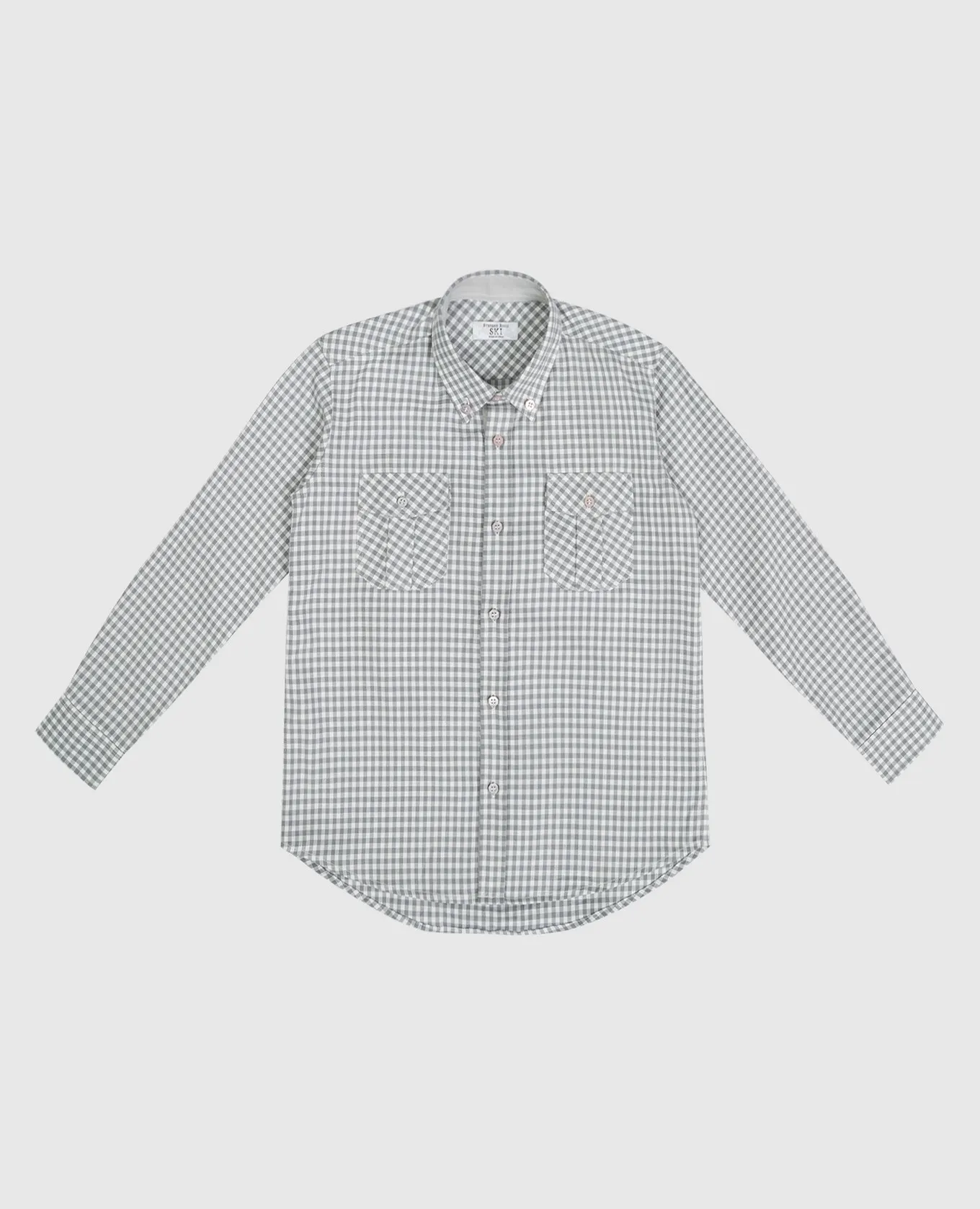 Stefano Ricci Children's gray checked shirt