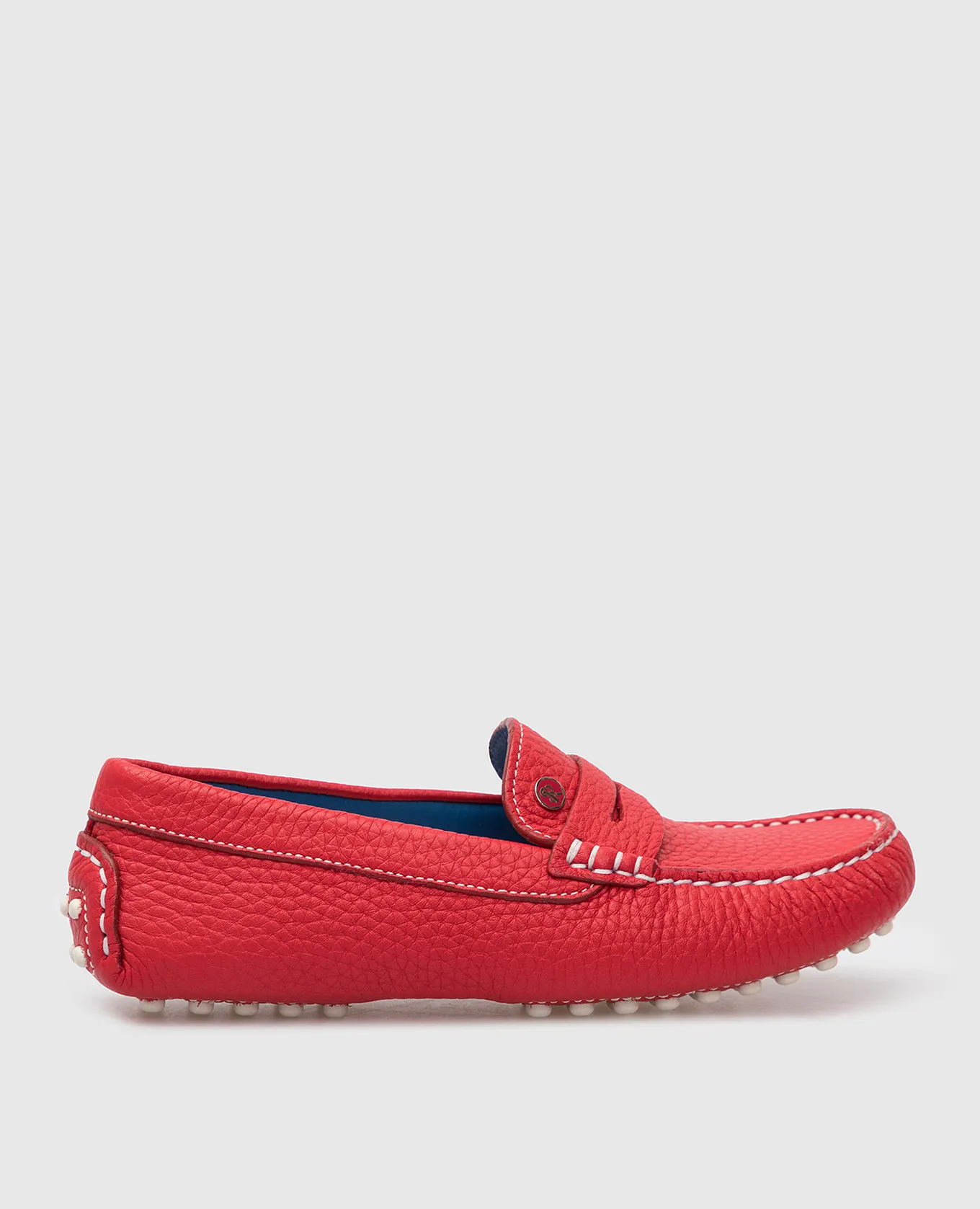 Stefano Ricci Children's red leather moccasins