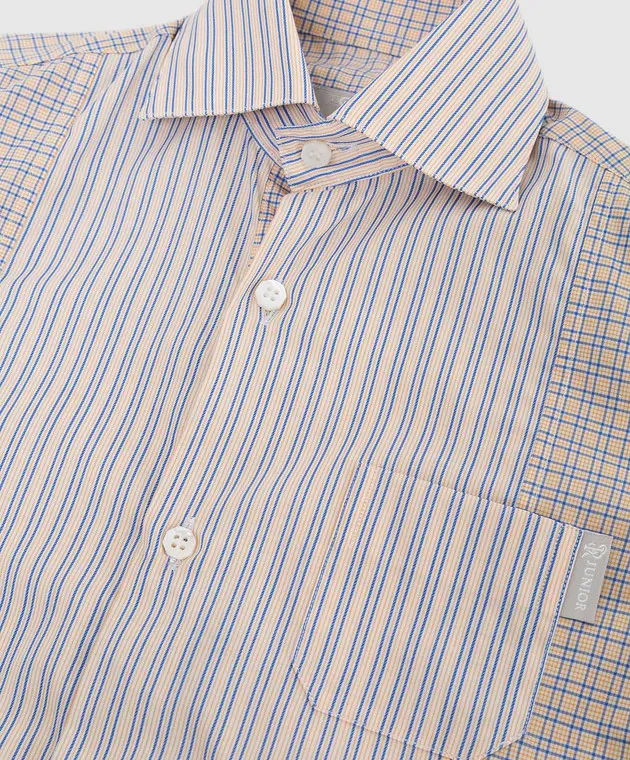 Stefano Ricci Children's shirt in a pattern