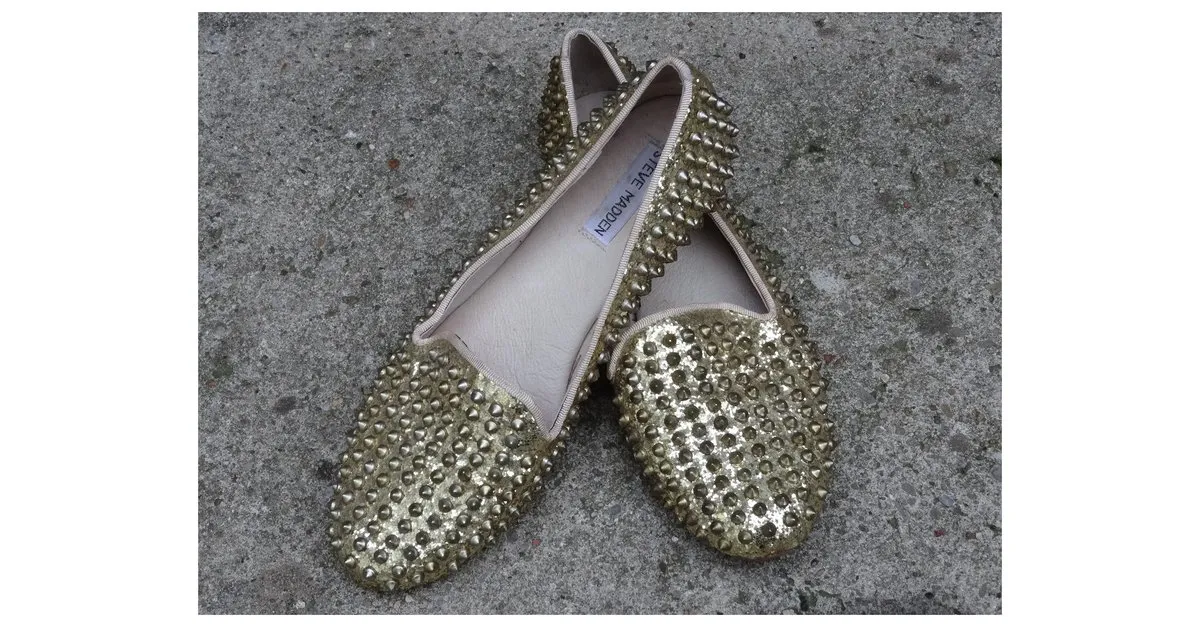 Steve Madden Mulas Gold hardware 