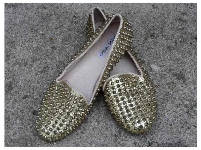 Steve Madden Mulas Gold hardware 