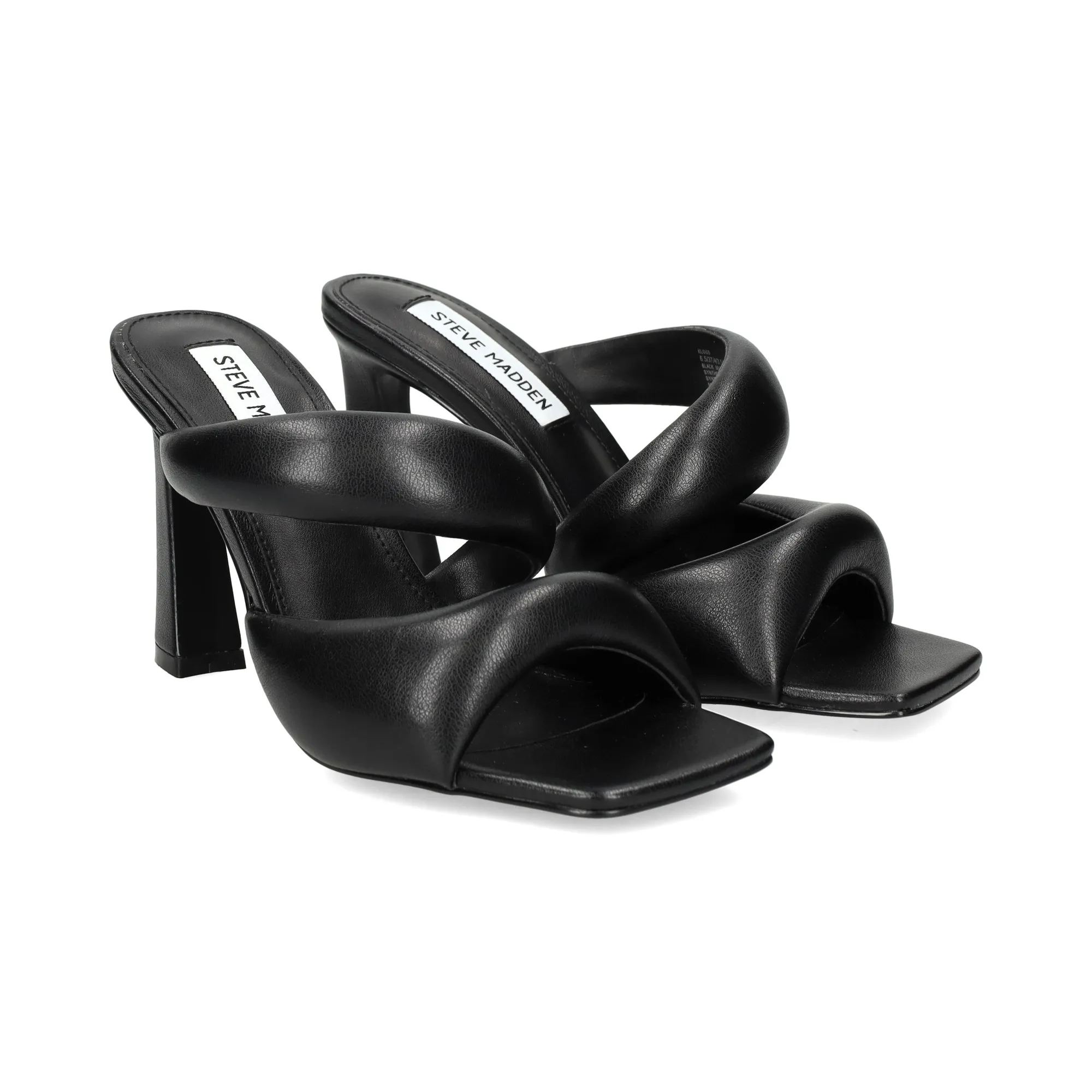 STEVE MADDEN Sandalias con tacón de Mujer NEGRO