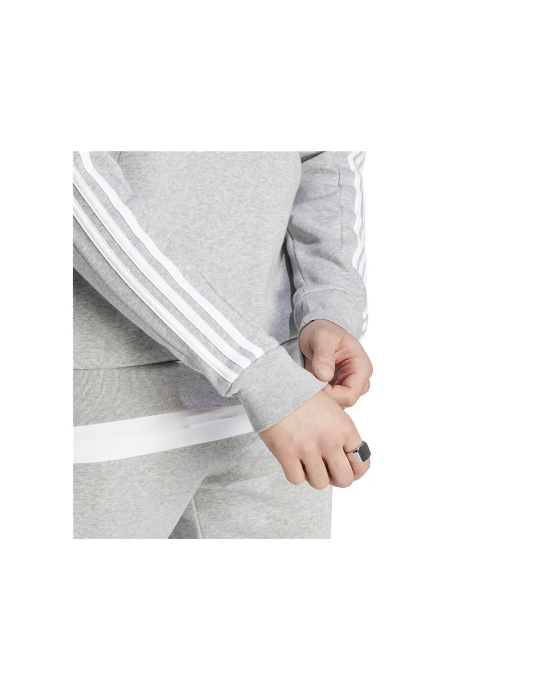 Sudadera adidas 3S Fl 1/4 Z Hombre