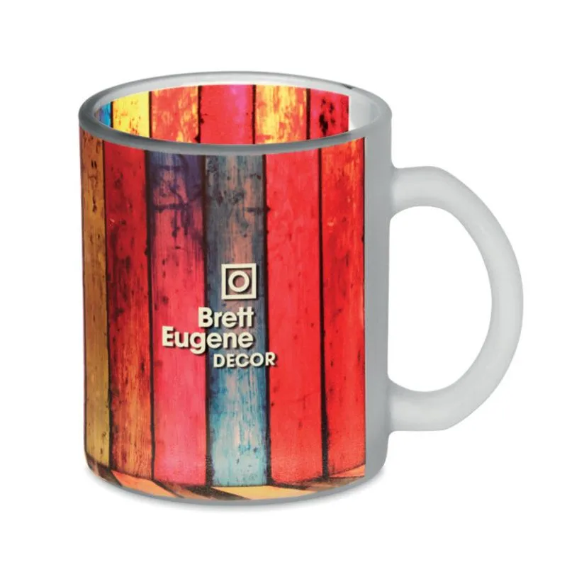 Taza de cristal personalizada 300 ml. Sublimatt