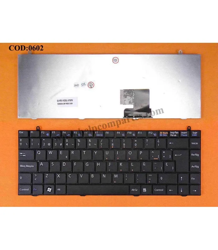 TECLADO SONY VAIO VGNFZ VGNFZ11E VGNFZ11L VGNFZ130E VGNFZ140E VGNFZ15 VGNFZ160E SERIES V070978 BK SP ORIG.