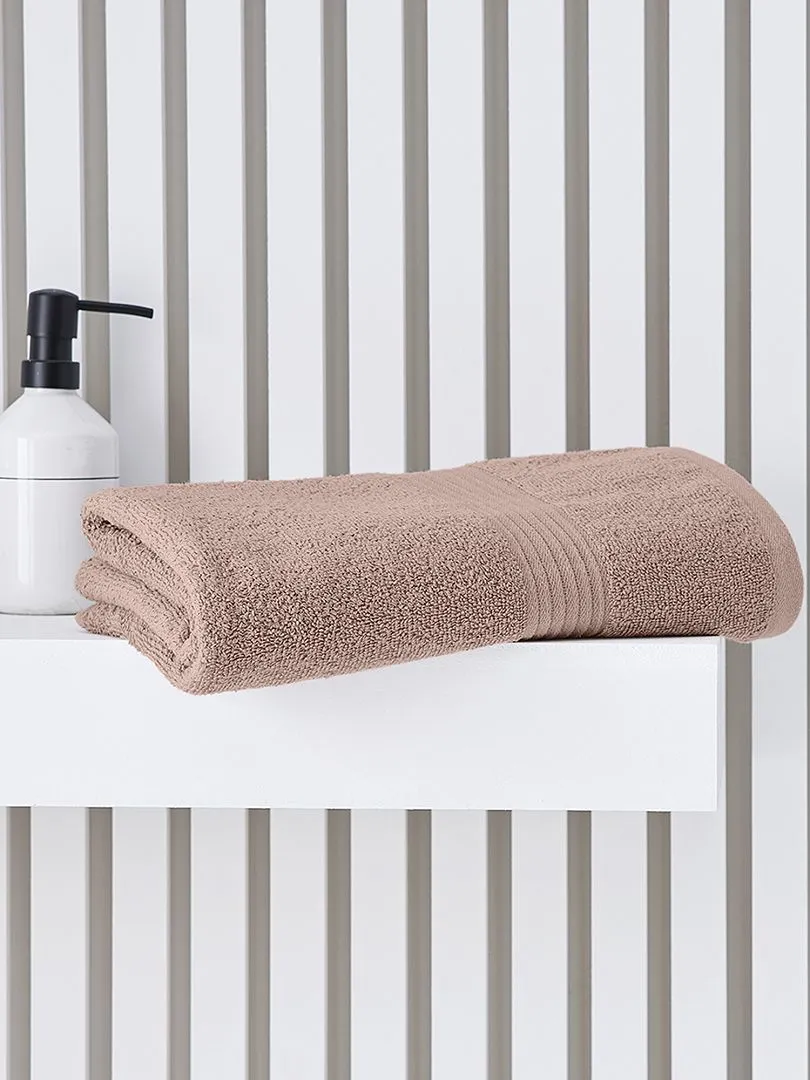 TOALLA DE BAñO 50 X 90 CM  ROSA