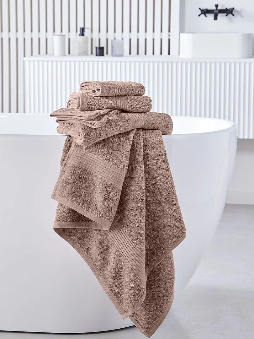 TOALLA DE BAñO 50 X 90 CM  ROSA