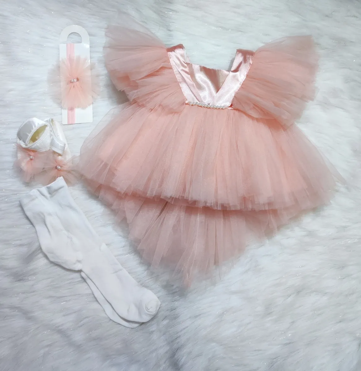 Vestido Bebe Niña Modelo Exclusivo