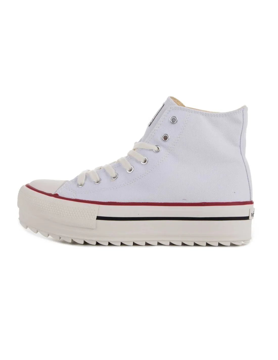 VICTORIA  ZAPATILLAS BLANCAS 1061121 TRIBU DOBLE SIERRA LONA MUJER