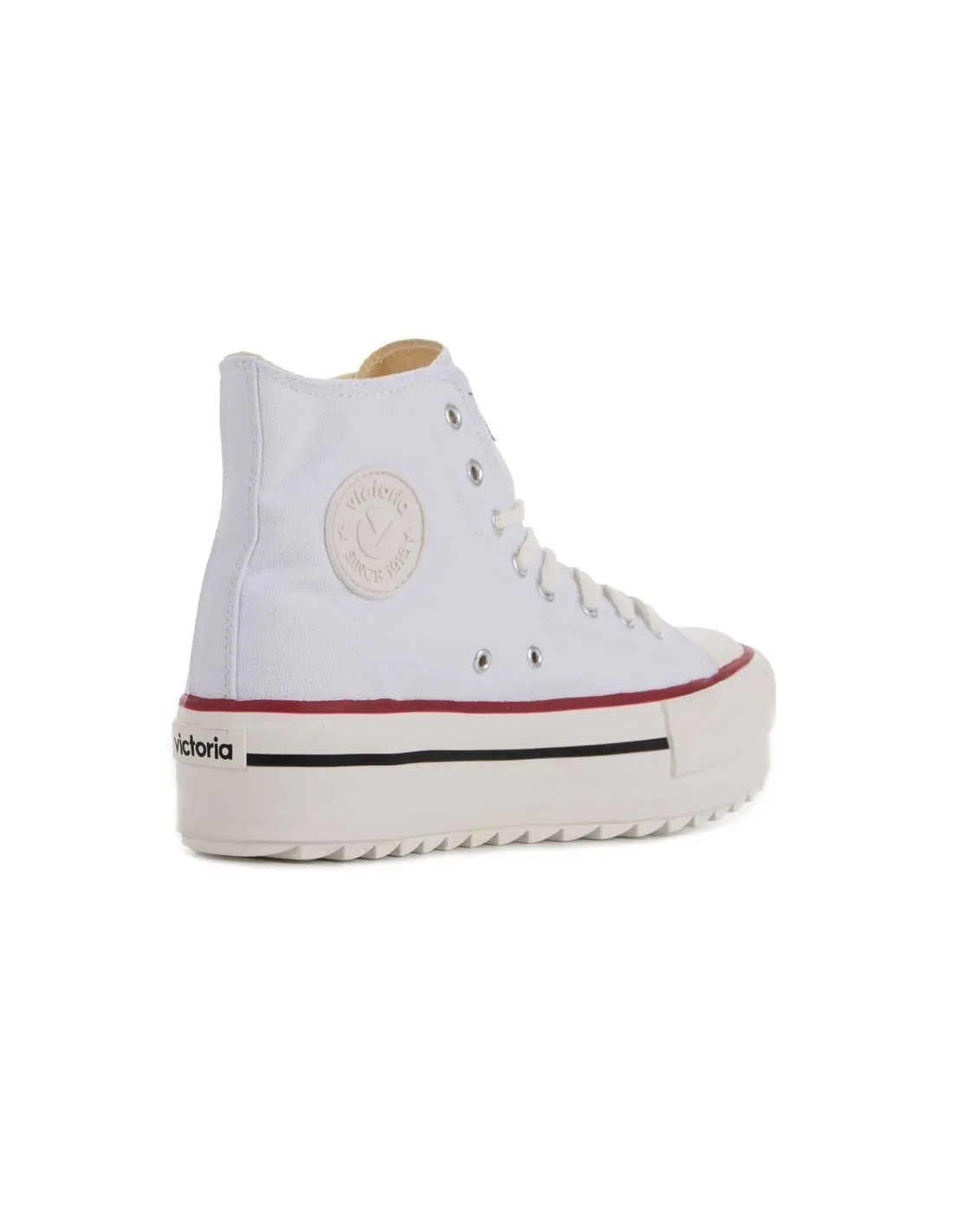 VICTORIA  ZAPATILLAS BLANCAS 1061121 TRIBU DOBLE SIERRA LONA MUJER