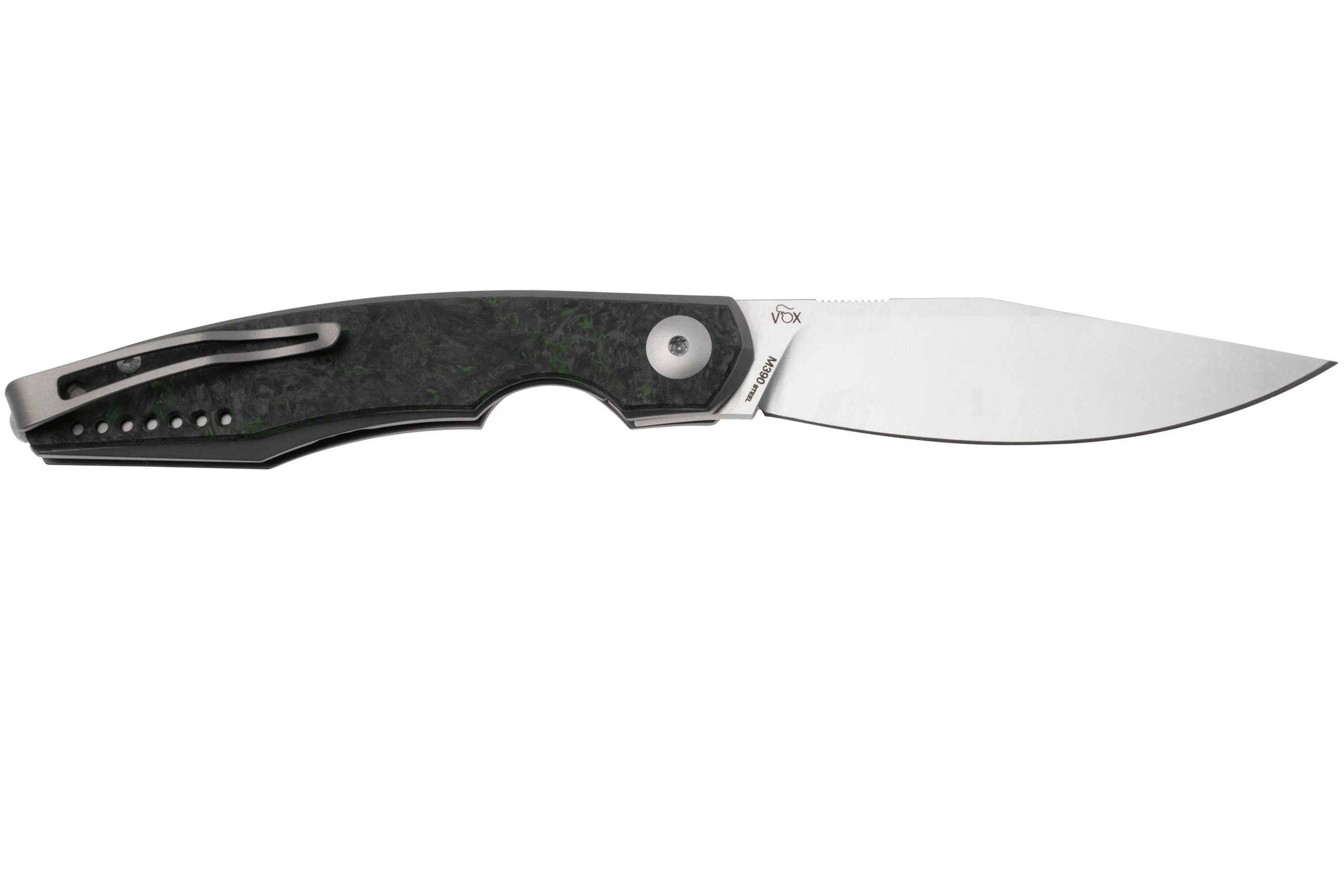 Viper Belone 5970TIFCV Dark Matter Green Carbon Fiber navaja, Jesper Voxnaes design