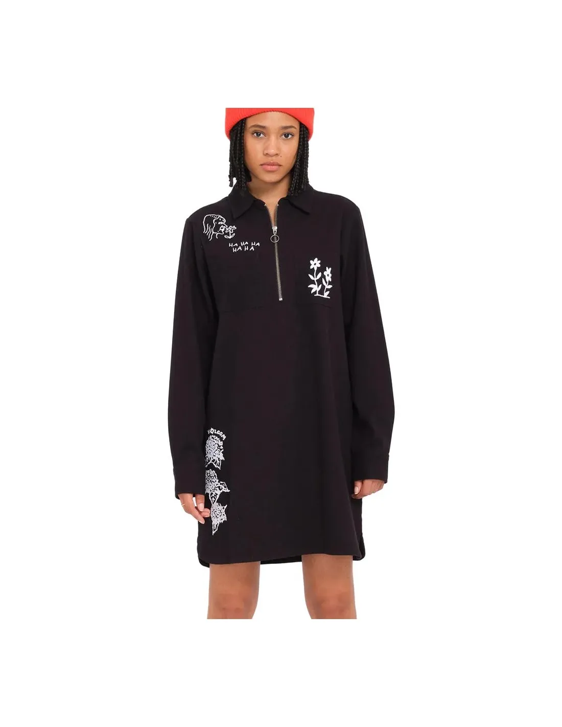 VOLCOM FA KEUTCHI DRESS BLACK