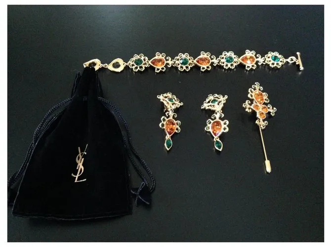 Yves Saint Laurent Alfileres y broches Multicolor 