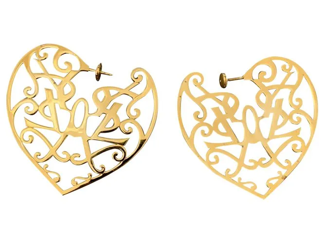 Yves Saint Laurent Aretes Dorado 